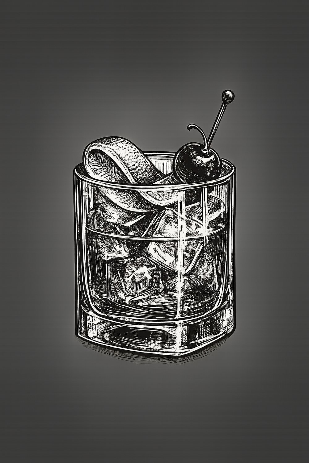 Botanical illustration developed for the Blossom and Bourbon identity